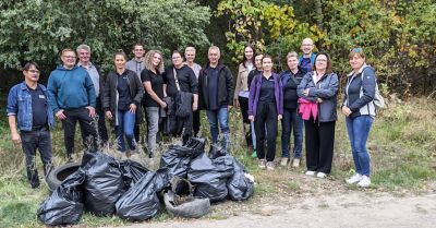 Kilkanaście worków śmieci zebrano w Rudzkim Moście